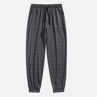 Mivora London | Men’s Comfortable Everyday Trousers With Regular Fit And Elastic Waistband