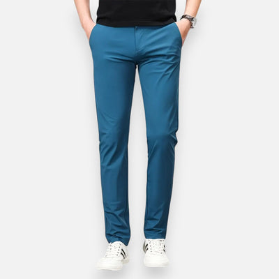 Mivora London | Men’s Slim-Fit High-Stretch Trousers