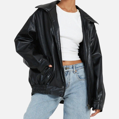 Mivora London | Women's Loose-Fit Casual Jacket With Relaxed Silhouette