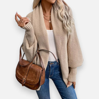 Mivora London | Women’s Shawl-Lapel Cardigan – Stylish Everyday Wear