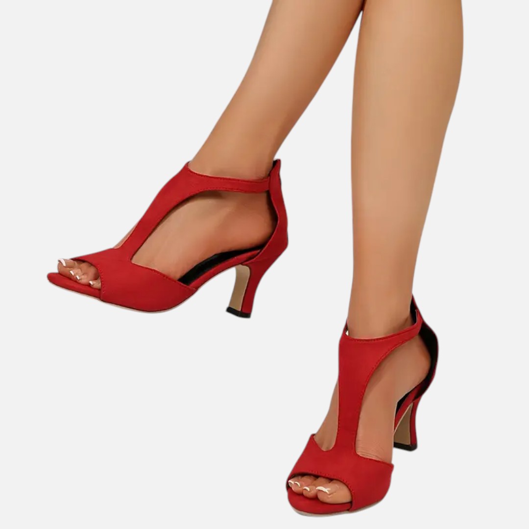 Mivora London | Women’s Elegant Heeled Sandals with Gentle Support