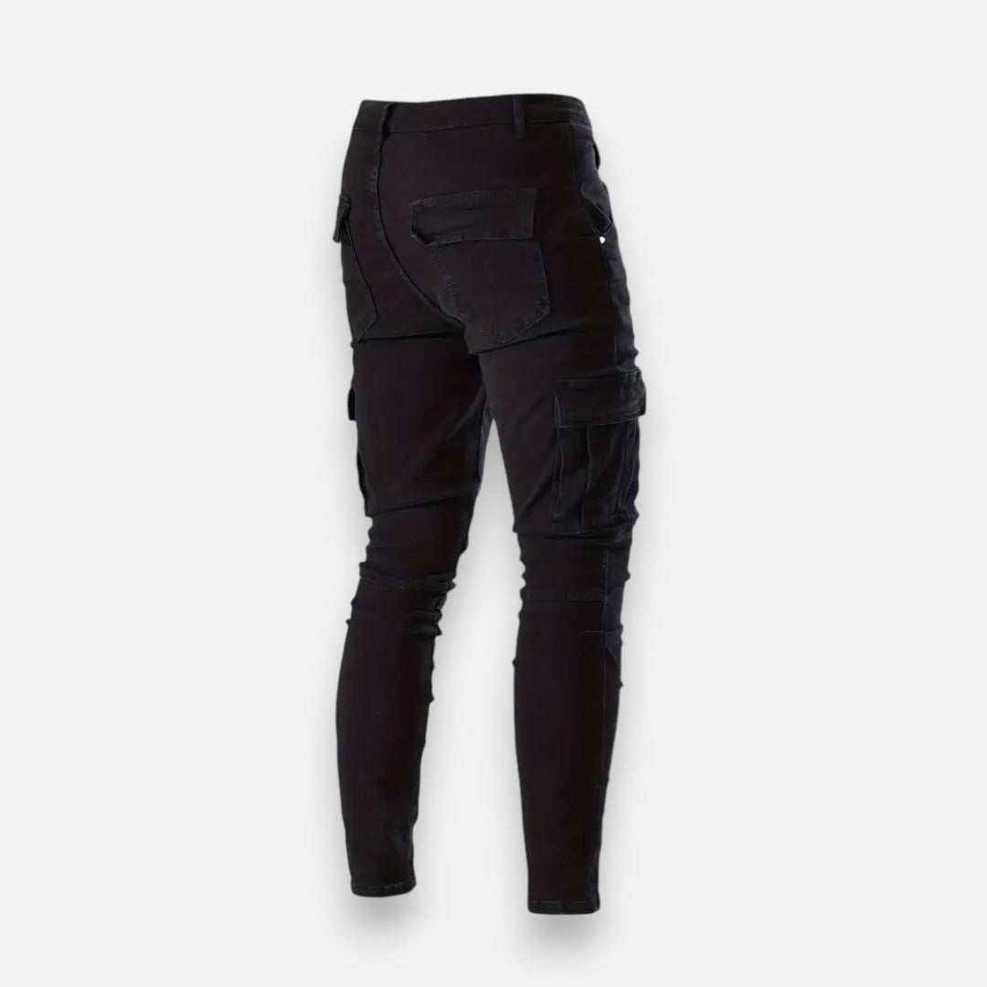 Mivora London | Men’s Skinny Fit Trousers – Medium Stretch