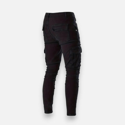 Mivora London | Men’s Skinny Fit Trousers – Medium Stretch