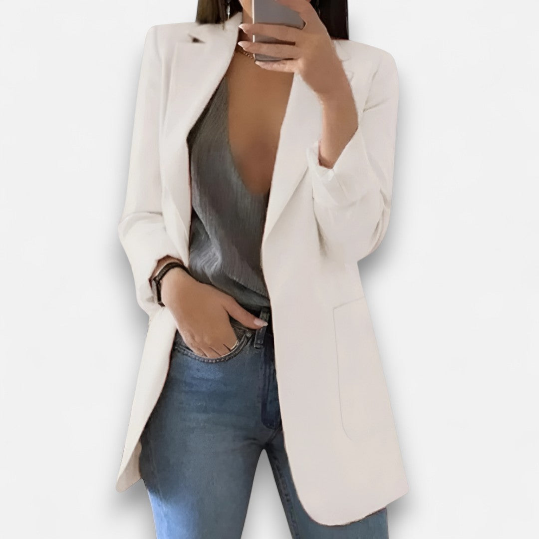 Mivora London | Women’s Elegant Tailored Blazer – Refined Office Style