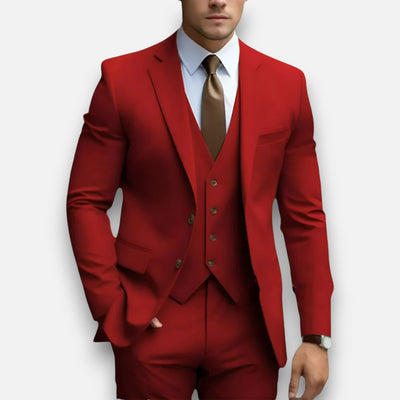 Mivora London | Men’s Refined Three-Piece Suit – Classic Style for Special Occasions