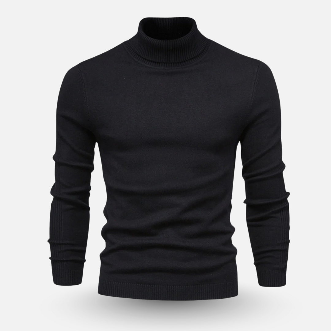 Mivora London | Men’s Classic Turtleneck Sweater – Refined Everyday Comfort