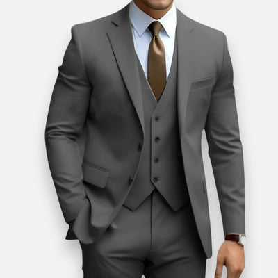 Mivora London | Men’s Refined Three-Piece Suit – Classic Style for Special Occasions