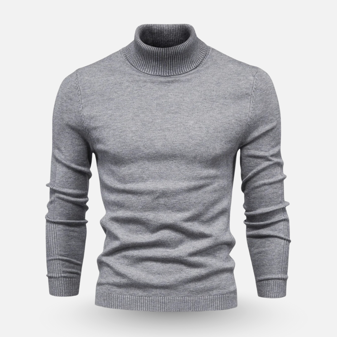 Mivora London | Men’s Classic Turtleneck Sweater – Refined Everyday Comfort