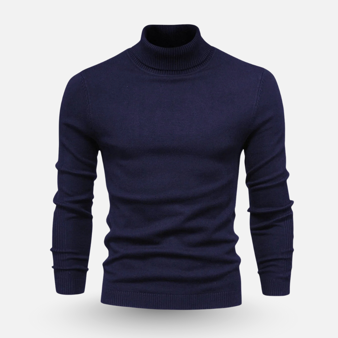 Mivora London | Men’s Classic Turtleneck Sweater – Refined Everyday Comfort
