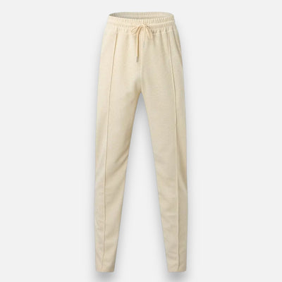 Mivora London | Men’s Waffle Knit Jogger Trousers – Slight Stretch Casual Wear