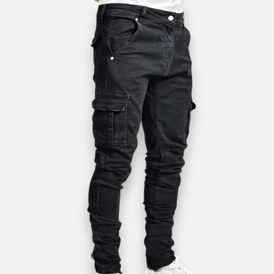 Mivora London | Men’s Skinny Fit Trousers – Medium Stretch