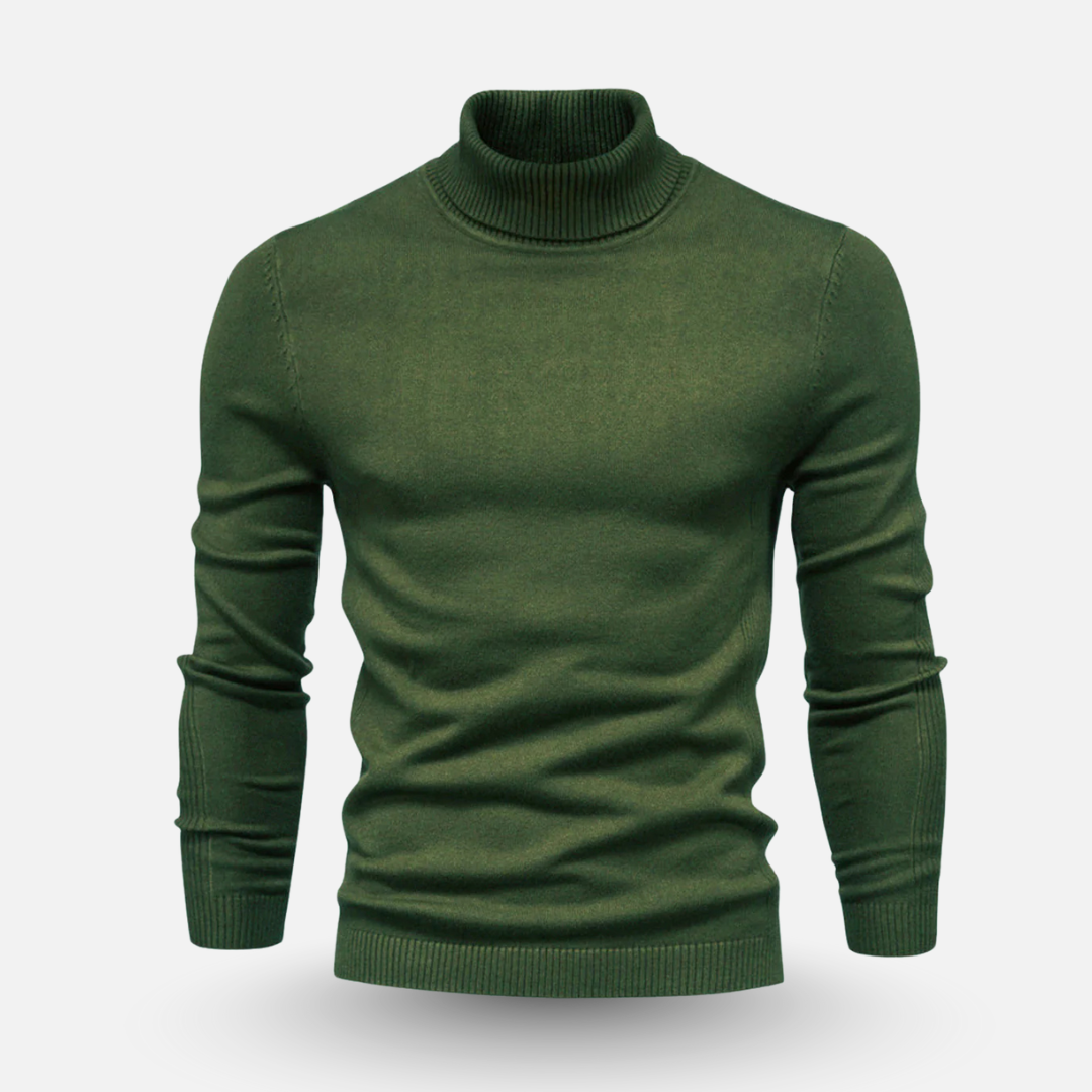 Mivora London | Men’s Classic Turtleneck Sweater – Refined Everyday Comfort