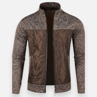 Mivora London | Men’s Knitted Cardigan Jacket – Refined Warmth, Effortless Poise