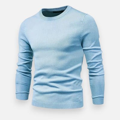 Mivora London | Men’s Knitted Crew Neck Sweater – Classic Comfort