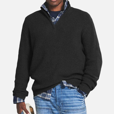 Mivora London | Men’s Business-Casual Zip Sweater