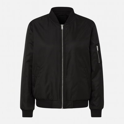 Mivora London | Women’s Long Sleeve Bomber Jacket – Zipper