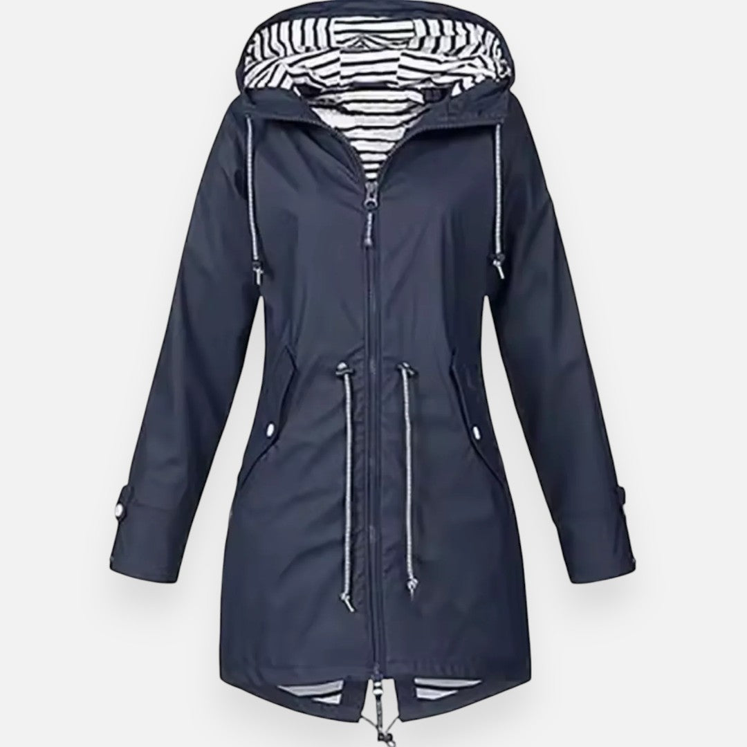 Mivora London | Women’s Hooded Jacket – Refined Protection & All-Weather Ease
