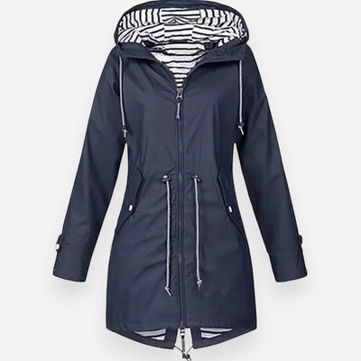 Mivora London | Women’s Hooded Jacket – Refined Protection & All-Weather Ease