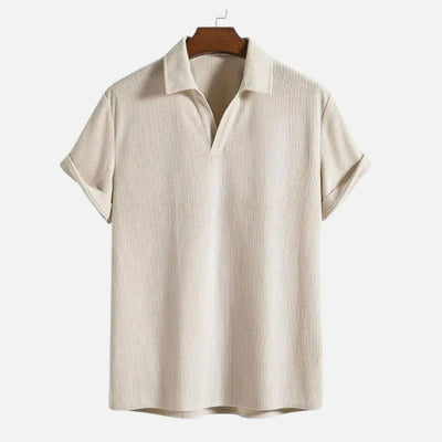 Mivora London | Men’s Ribbed Polo Shirt