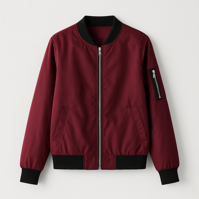 Mivora London | Women’s Long Sleeve Bomber Jacket – Zipper