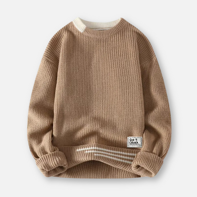 Mivora London | Men’s Relaxed Fit Crewneck Knit Sweater