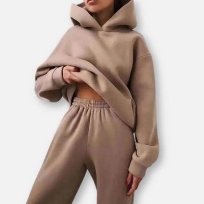 Mivora London |  Women’s Cozy Hoodie & Joggers Loungewear Set