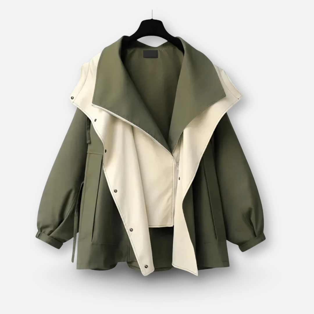 Mivora London | Women’s Oversized Trench Coat – Longline Jacket