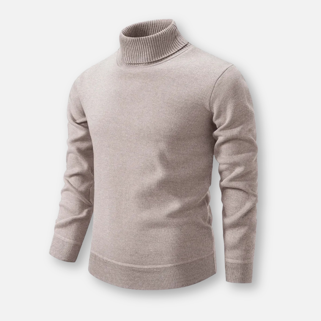 Mivora London | Men’s Classic Turtleneck – Refined Casual Wear