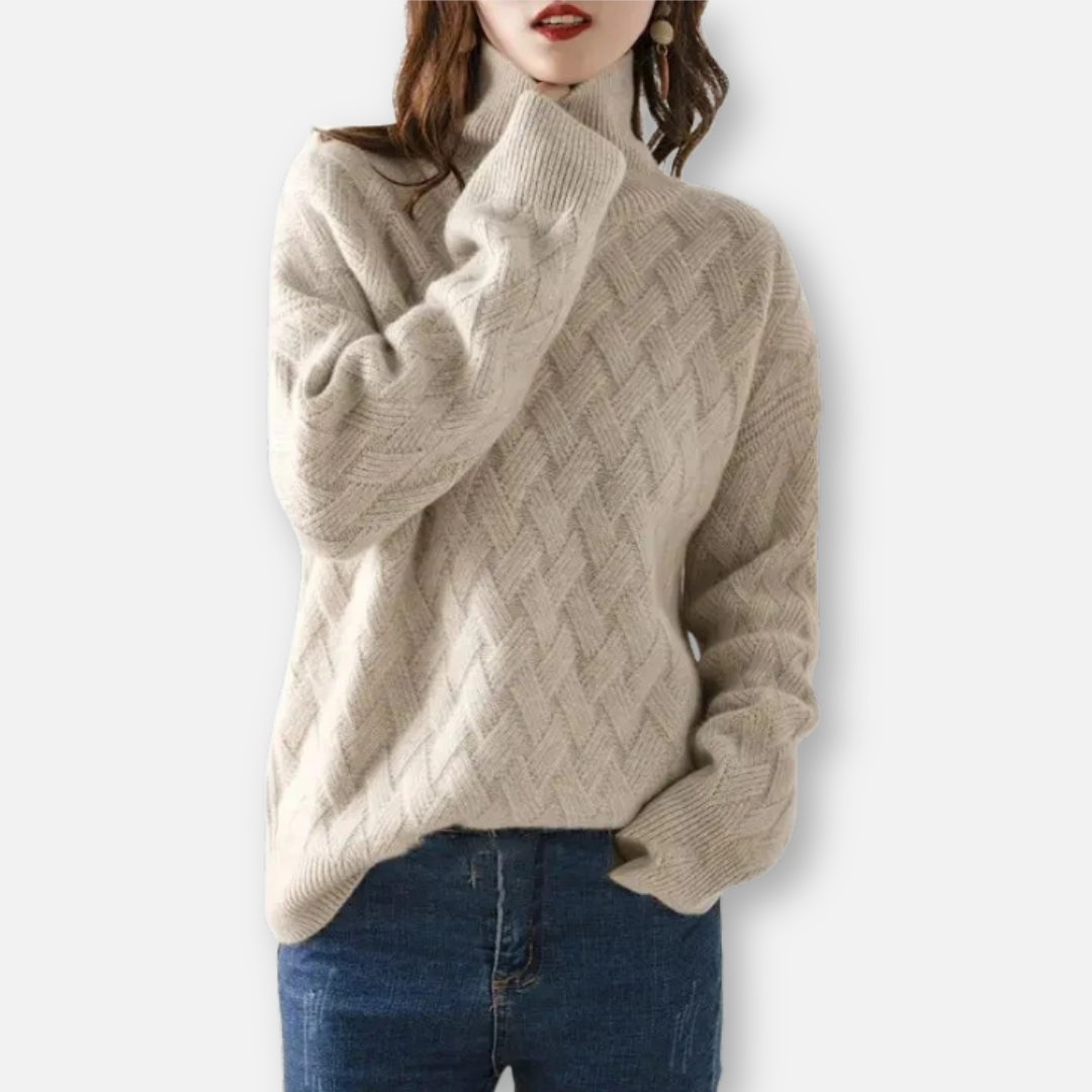 Mivora London | Women’s Cozy Regular-Fit Knit Sweater