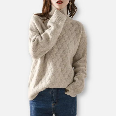 Mivora London | Women’s Cozy Regular-Fit Knit Sweater