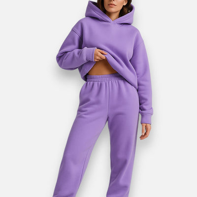 Mivora London |  Women’s Cozy Hoodie & Joggers Loungewear Set