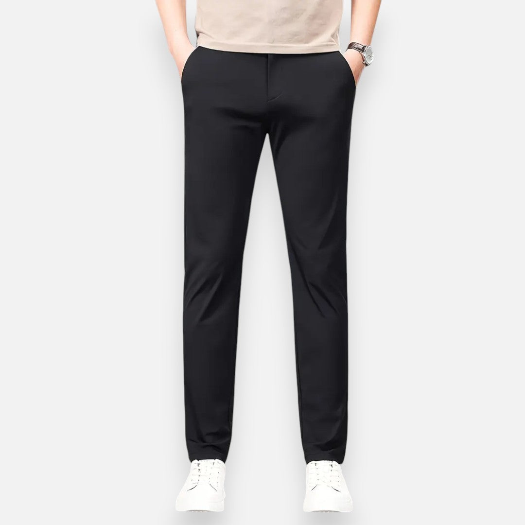 Mivora London | Men’s Slim-Fit High-Stretch Trousers