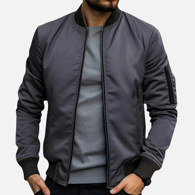Mivora London | Men’s Trendy Slim Fit Bomber Jacket