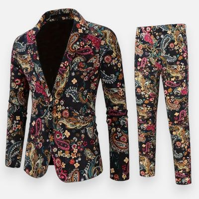 Mivora London | Men’s Statement Lapel 2-Piece Suit – Effortless Sophistication