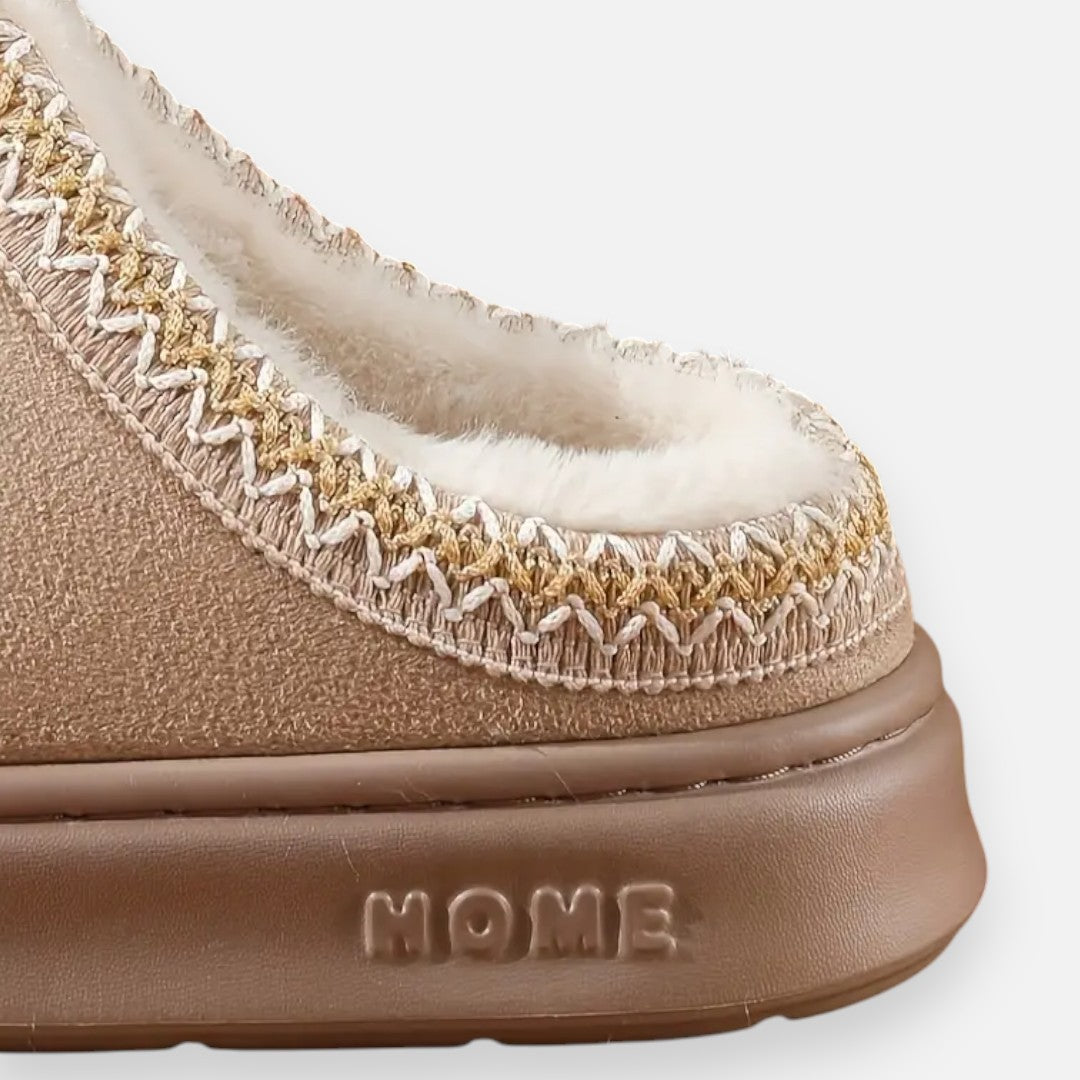 Mivora London | Women’s Slip-On Slippers – Fleece-Lined Comfort