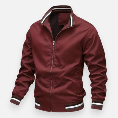 Mivora London | Men’s Stand-Collar Zip Jacket – Sleek & Warm