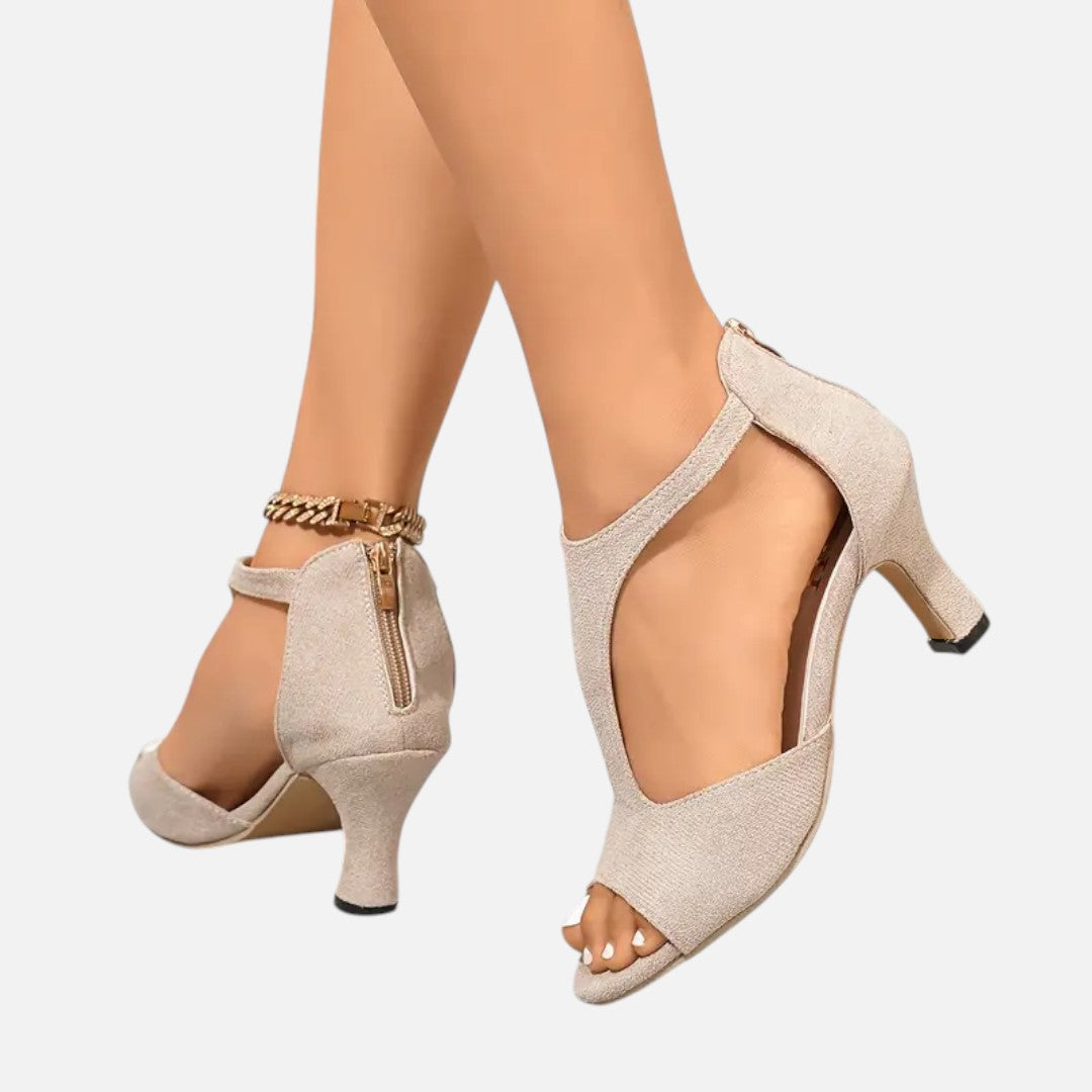 Mivora London | Women’s Elegant Heeled Sandals with Gentle Support