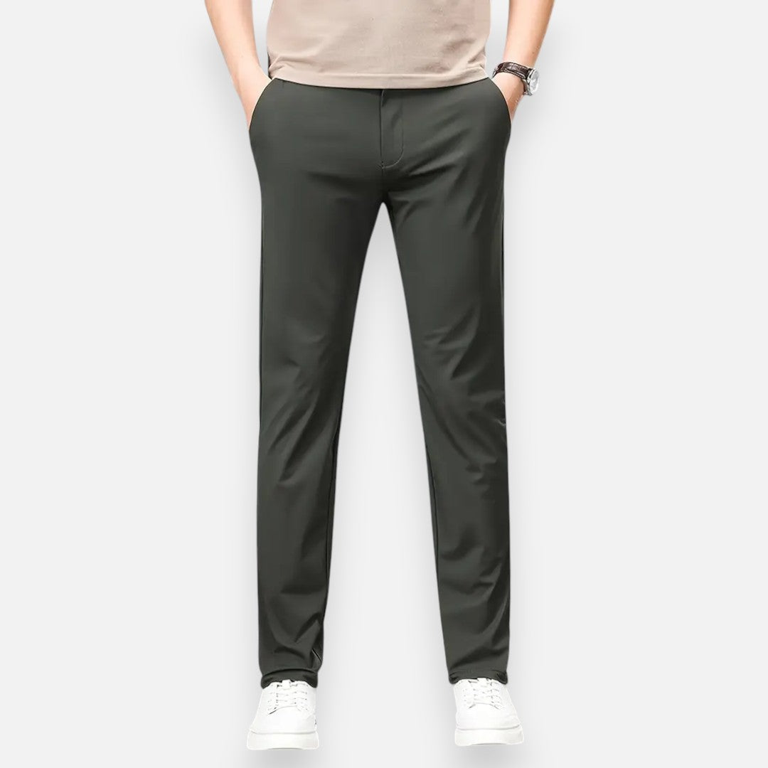 Mivora London | Men’s Slim-Fit High-Stretch Trousers