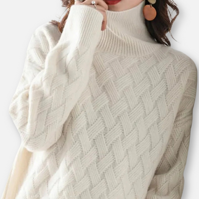 Mivora London | Women’s Cozy Regular-Fit Knit Sweater