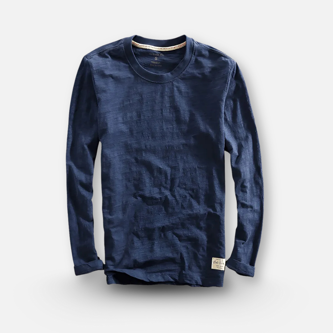 Mivora London | Men’s Long-Sleeve Shirt – Soft Casual Tailoring