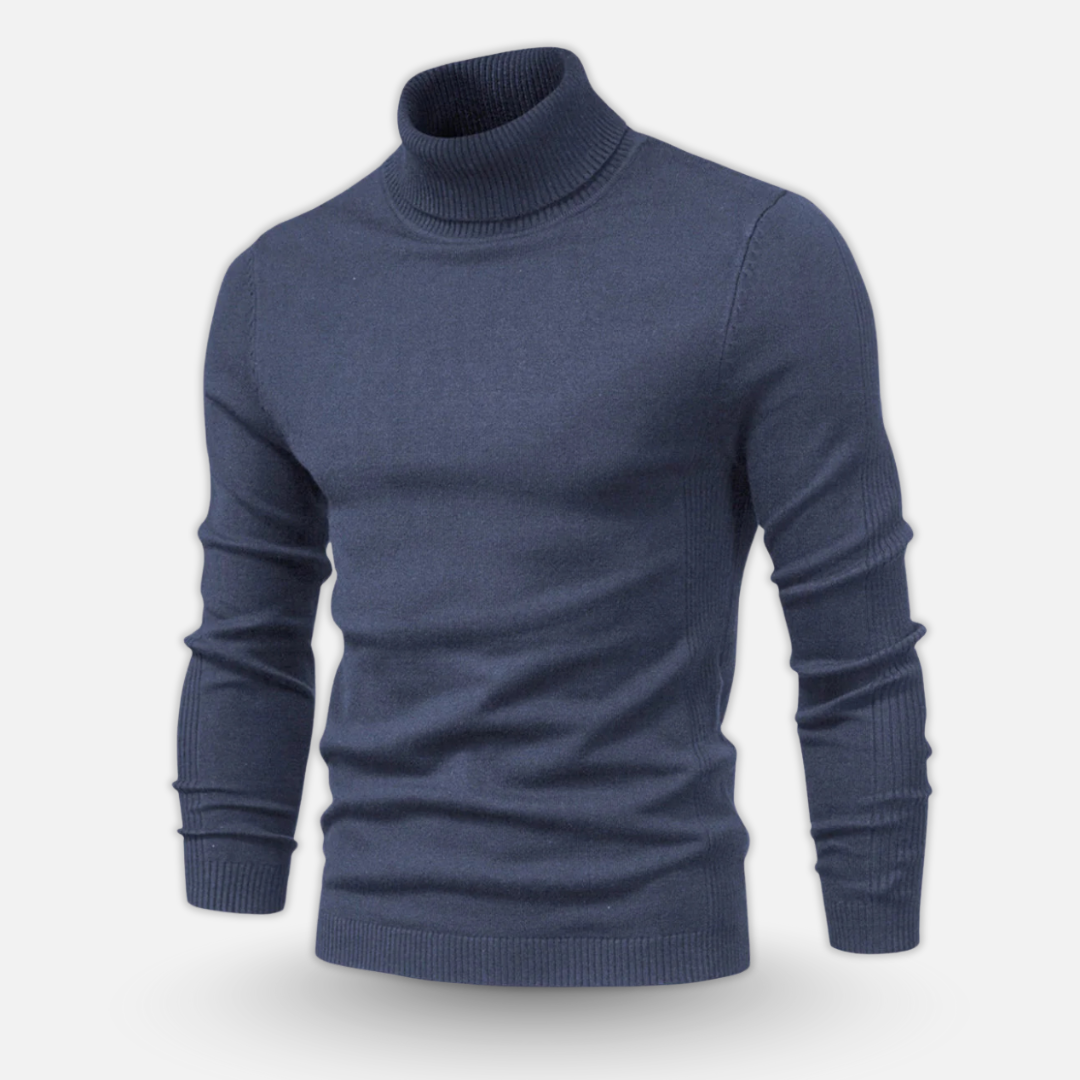 Mivora London | Men’s Classic Turtleneck Sweater – Refined Everyday Comfort