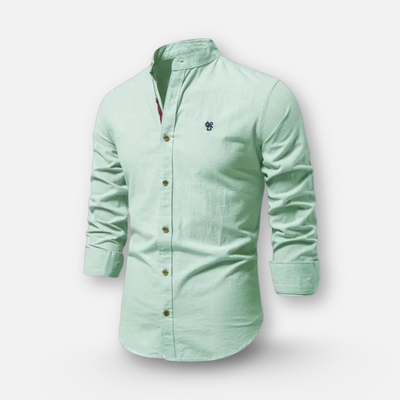 Mivora London | Men’s Long-Sleeve Polo Shirt – Refined Casual Elegance