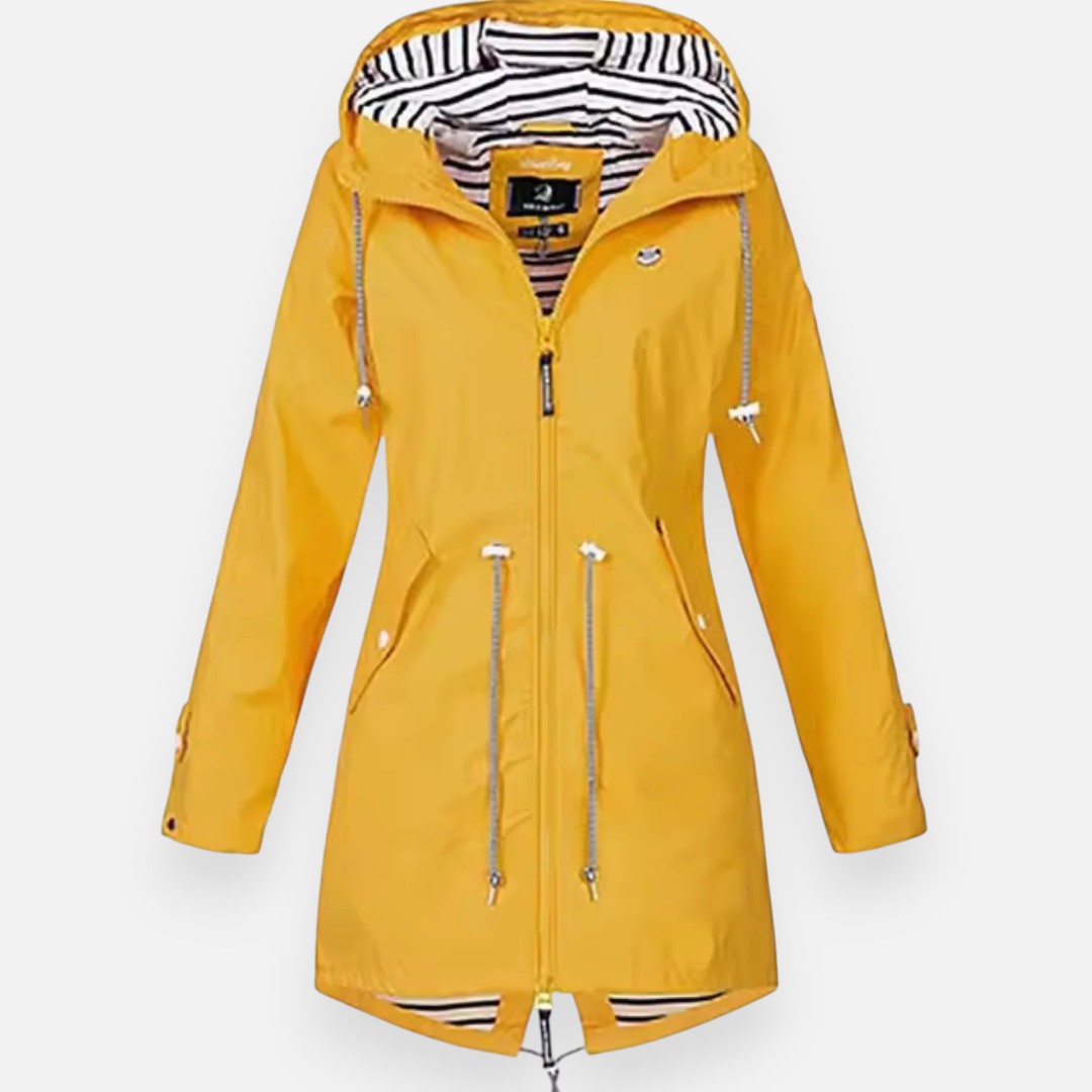 Mivora London | Women’s Hooded Jacket – Refined Protection & All-Weather Ease