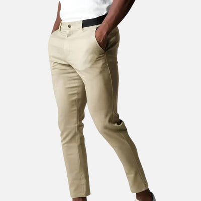 Mivora London | Men’s Slim Fit Modern Stretch Chinos With All-Day Comfort