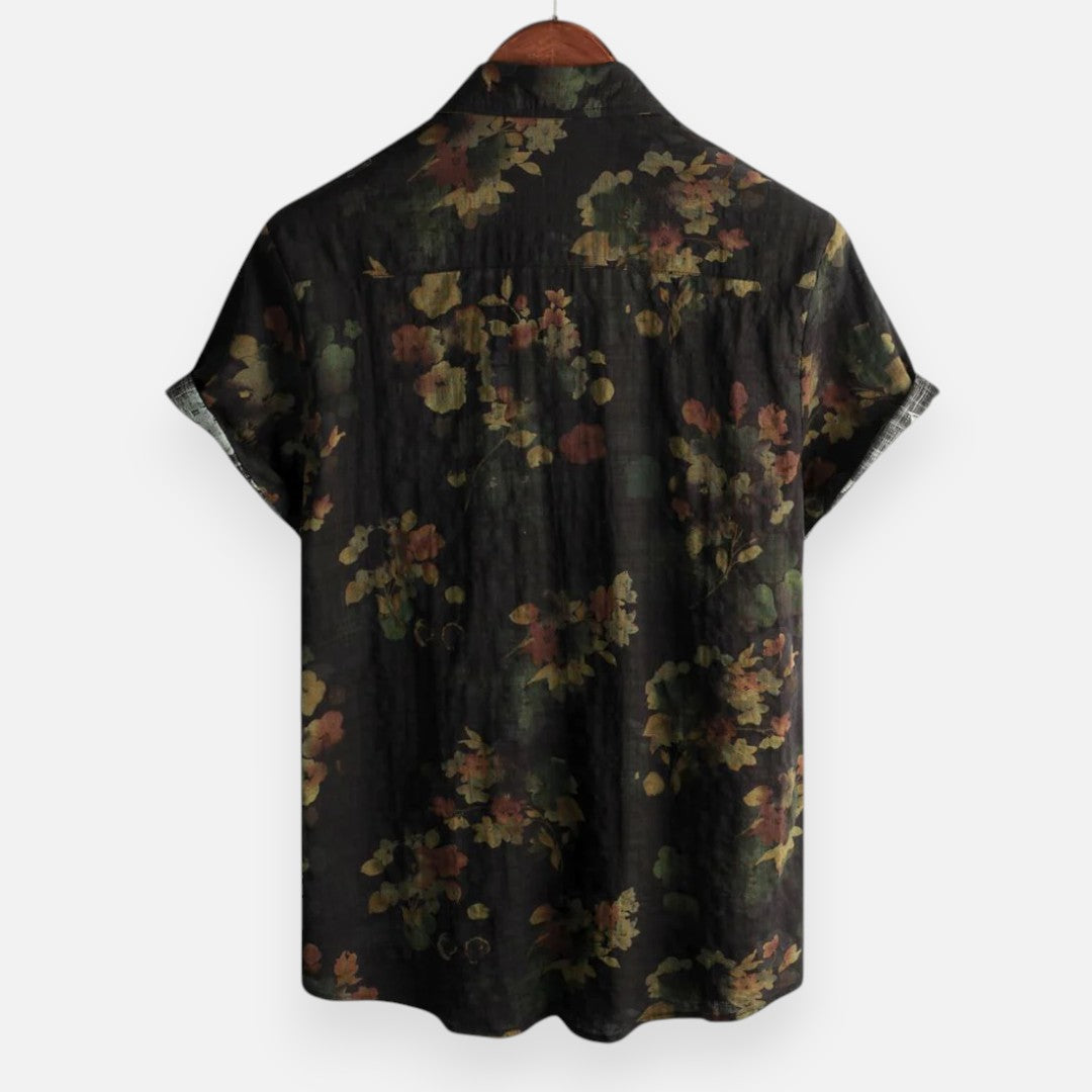 Mivora London | Men's Floral Shirt in Dusky Bloom Print