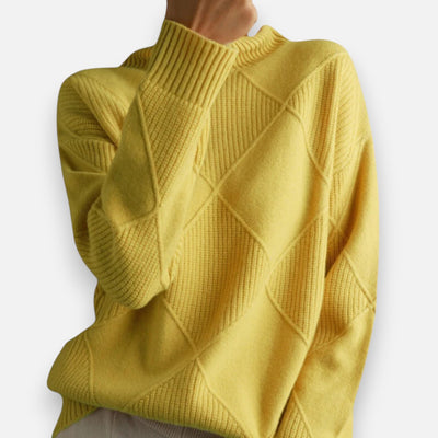 Mivora London | Women’s Cosy Roll-Neck Sweater – Classic Knit for Cold Seasons