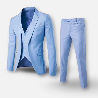 Mivora London | Men’s Three-Piece Business Suit – Tailored Elegance for Every Occasion