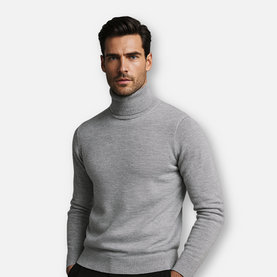 Mivora London | Men’s Classic Turtleneck – Refined Casual Wear