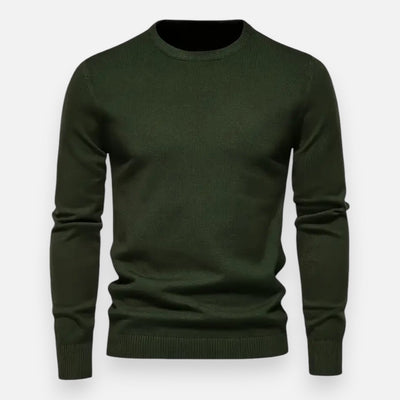 Mivora London | Men’s Knitted Crew Neck Sweater – Classic Comfort