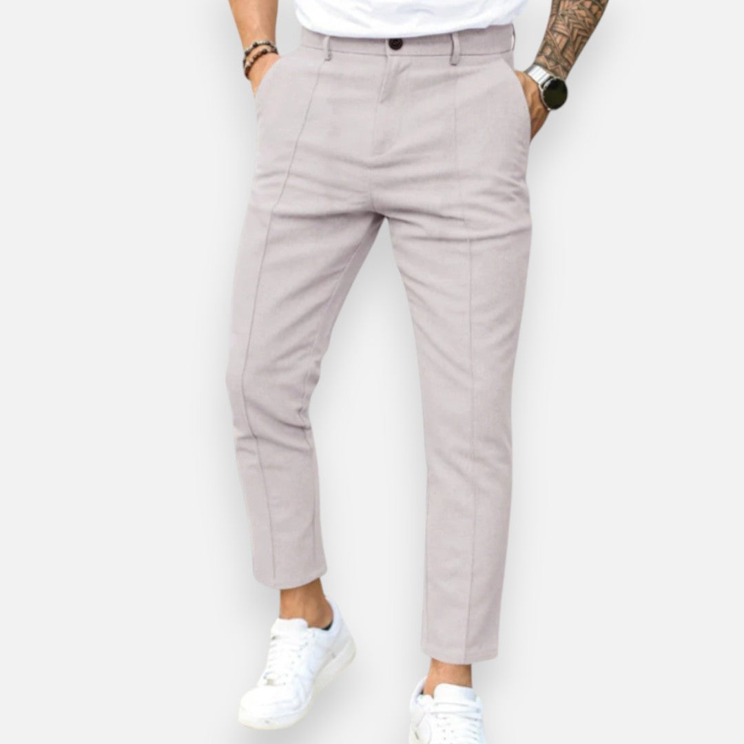 Mivora London | Men’s Tailored Leisure Trousers – Refined Comfort for Every Day